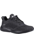 Black - Front - Skechers Womens-Ladies Bobs Squad Ghost Star Trainers