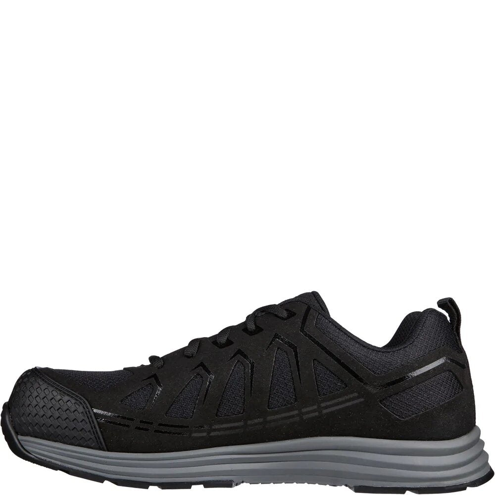 Black - Pack Shot - Skechers Mens Malad II Safety Trainers