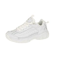 White - Side - Mirak Contender Touch Fastening Womens-Ladies Leather Trainers