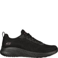 Black - Side - Skechers Womens-Ladies Bobs Squad Chaos Face Off Trainers