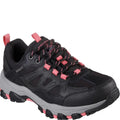 Black-Charcoal - Front - Skechers Womens-Ladies Selmen West Highland Leather Hiking Shoes