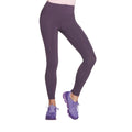 Dark Purple - Front - Skechers Womens-Ladies Gowalk Wear High Waist Leggings