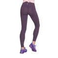 Dark Purple - Back - Skechers Womens-Ladies Gowalk Wear High Waist Leggings