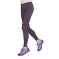 Dark Purple - Side - Skechers Womens-Ladies Gowalk Wear High Waist Leggings
