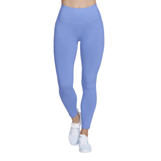 Periwinkle - Front - Skechers Womens-Ladies Gowalk Wear High Waist Leggings
