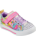 Multicoloured - Front - Skechers Girls Twinkle Sparks Bff Magic Trainers