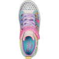 Multicoloured - Back - Skechers Girls Twinkle Sparks Bff Magic Trainers