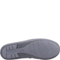 Grey - Side - Hush Puppies Mens Arnold Suede Slippers