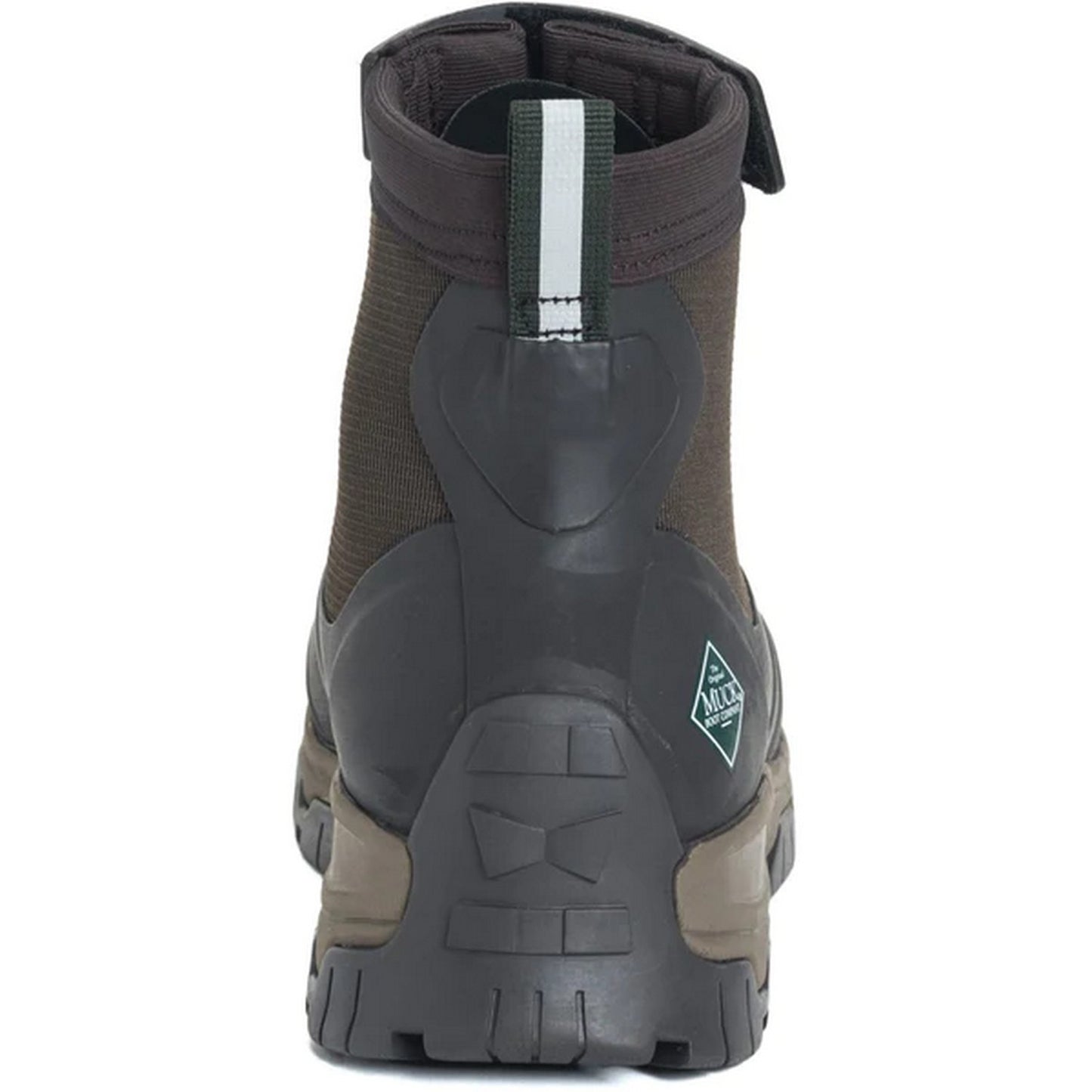 Dark Brown - Back - Muck Boots Mens Apex Zip Wellington Boots