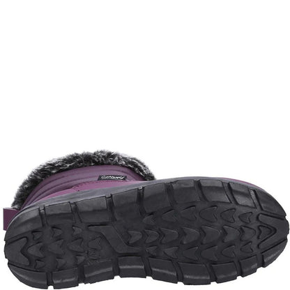 Purple - Side - Cotswold Womens-Ladies Longleat Wellington Boots