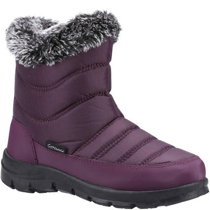 Purple - Front - Cotswold Womens-Ladies Longleat Wellington Boots