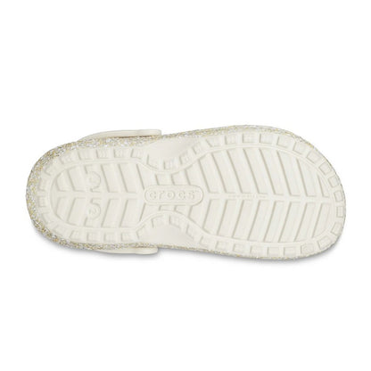 Stucco - Side - Crocs Childrens-Kids Glitter Lined Clogs