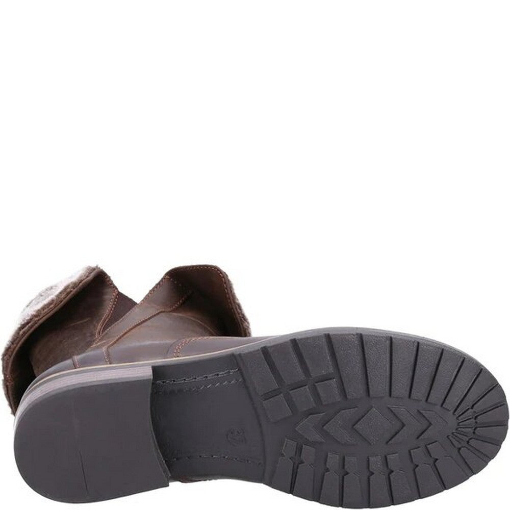 Brown - Side - Cotswold Womens-Ladies Dursley Leather Ankle Boots