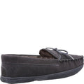 Grey - Side - Hush Puppies Mens Ace Slippers