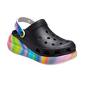 Black-Multicoloured - Back - Crocs Unisex Adult Classic Crush Spray Clogs
