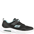 Black-Blue - Pack Shot - Skechers Girls Microspec Max Trainers