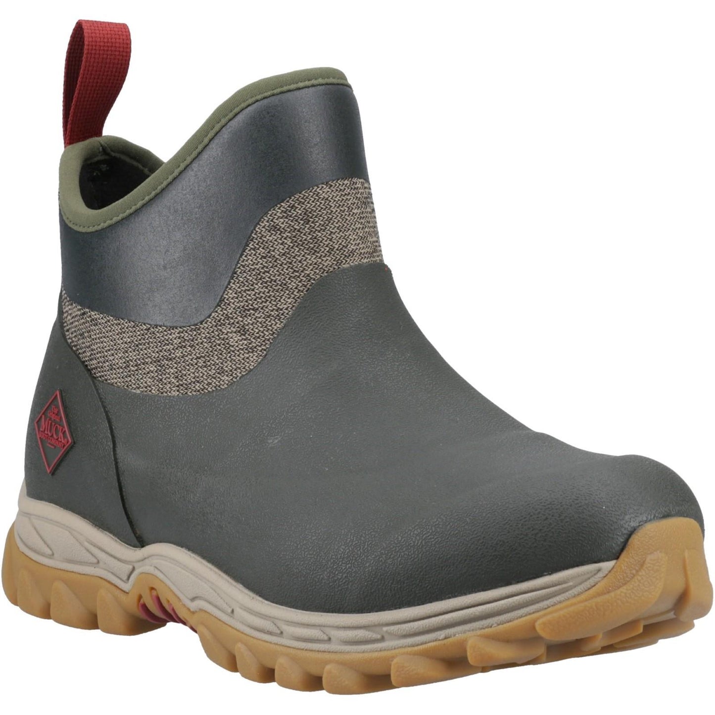 Olive - Front - Muck Boots Womens-Ladies Arctic Sport II Ankle Boots