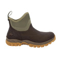 Dark Brown-Olive - Front - Muck Boots Womens-Ladies Arctic Sport II Ankle Boots