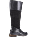 Black - Back - Hush Puppies Womens-Ladies Kitty Leather Knee-High Boots