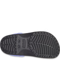 Black-Purple - Side - Crocs Childrens-Kids Classic Disco Dance Party Stars Clogs