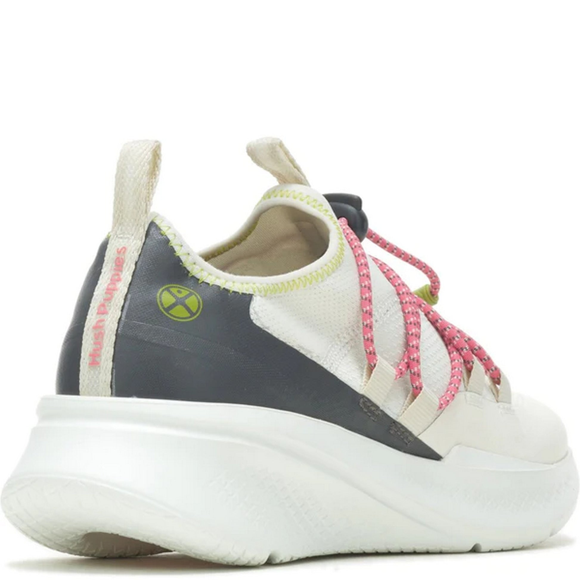 White - Back - Hush Puppies Womens-Ladies Spark Trainers