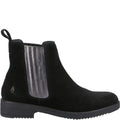 Black - Lifestyle - Hush Puppies Womens-Ladies Stella Leather Ankle Boots