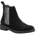 Black - Front - Hush Puppies Womens-Ladies Stella Leather Ankle Boots