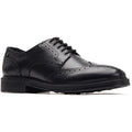 Black - Front - Base London Mens Bryce Leather Brogues