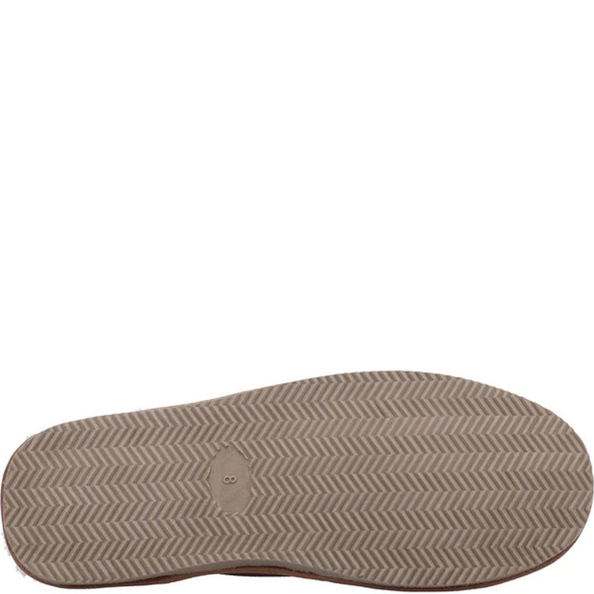 Tan - Side - Hush Puppies Mens Coady Leather Slippers