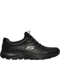 Black - Lifestyle - Skechers Womens-Ladies Summits Oh So Smooth Trainers