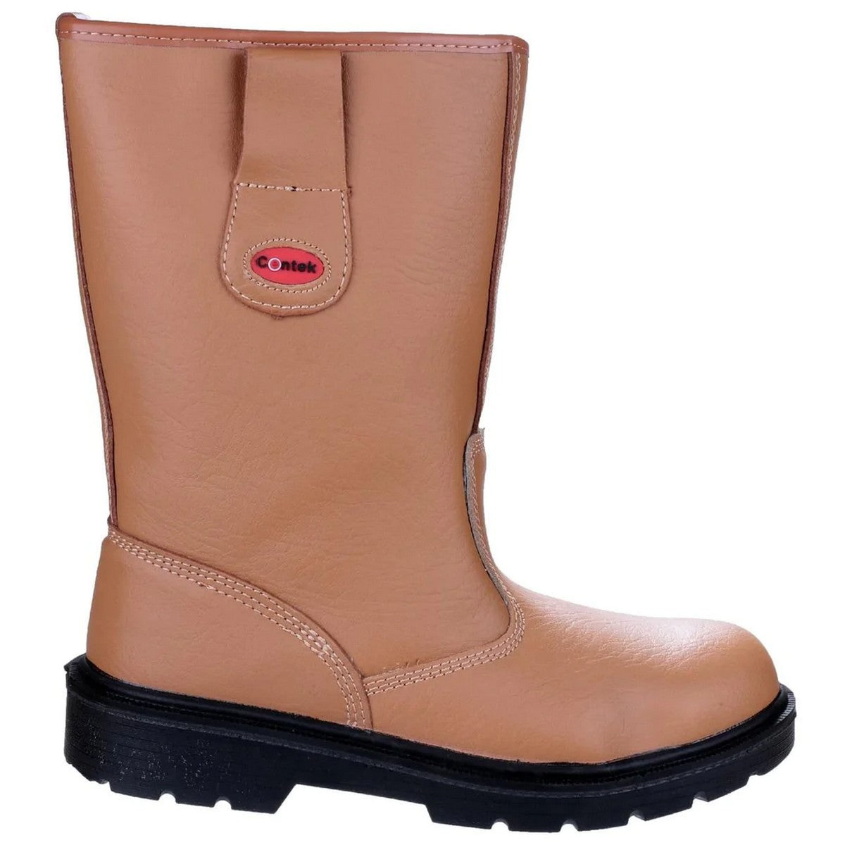 Tan - Side - Centek Mens FS334 Steel Toe Cap Safety Boots
