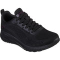 Black - Front - Skechers Womens-Ladies Bob Squad Chaos Face Off Trainers