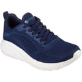 Navy - Front - Skechers Womens-Ladies Bob Squad Chaos Face Off Trainers