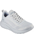 Light Grey - Front - Skechers Womens-Ladies Bob Squad Chaos Face Off Trainers