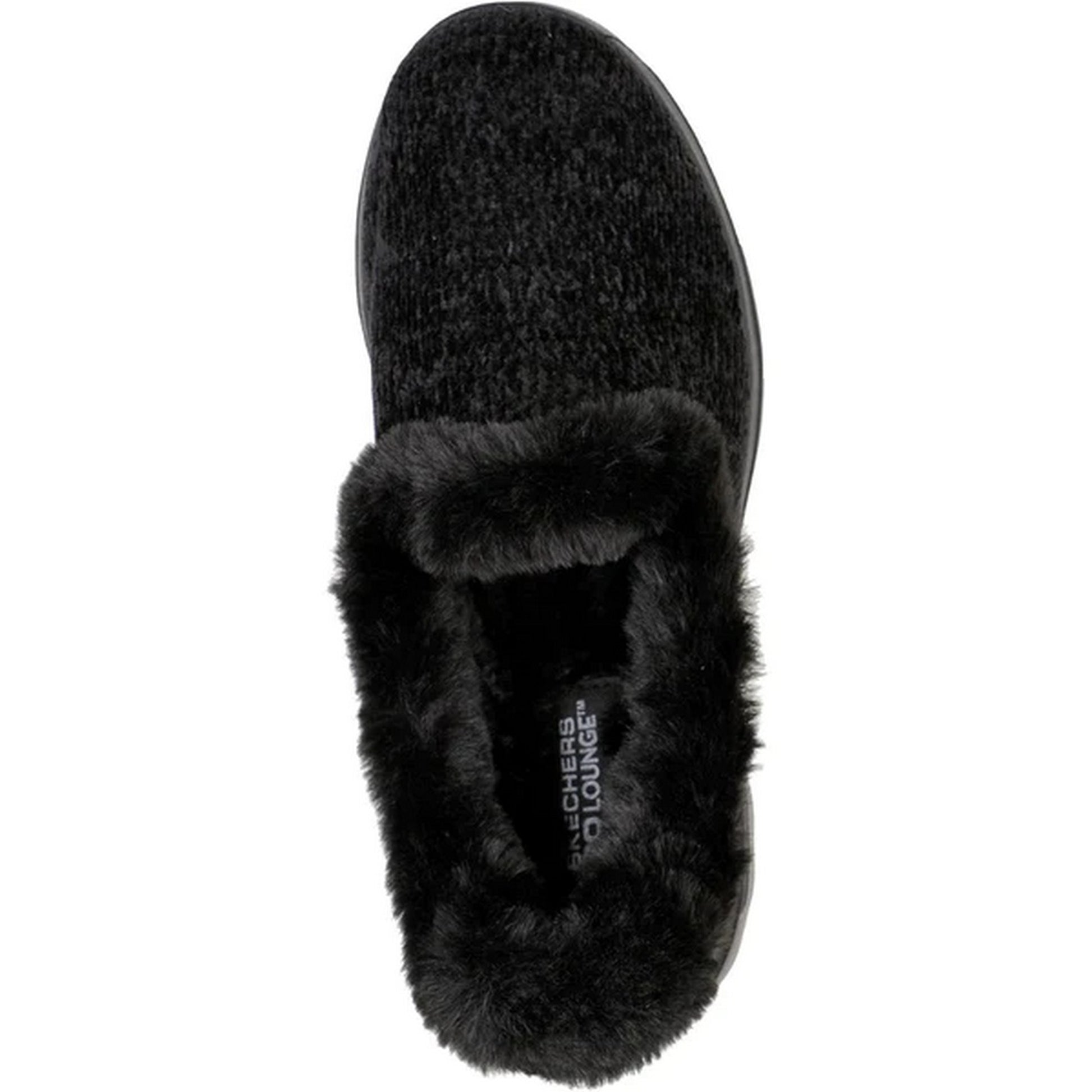 Black - Lifestyle - Skechers Womens-Ladies Go Walk Lounge Slippers