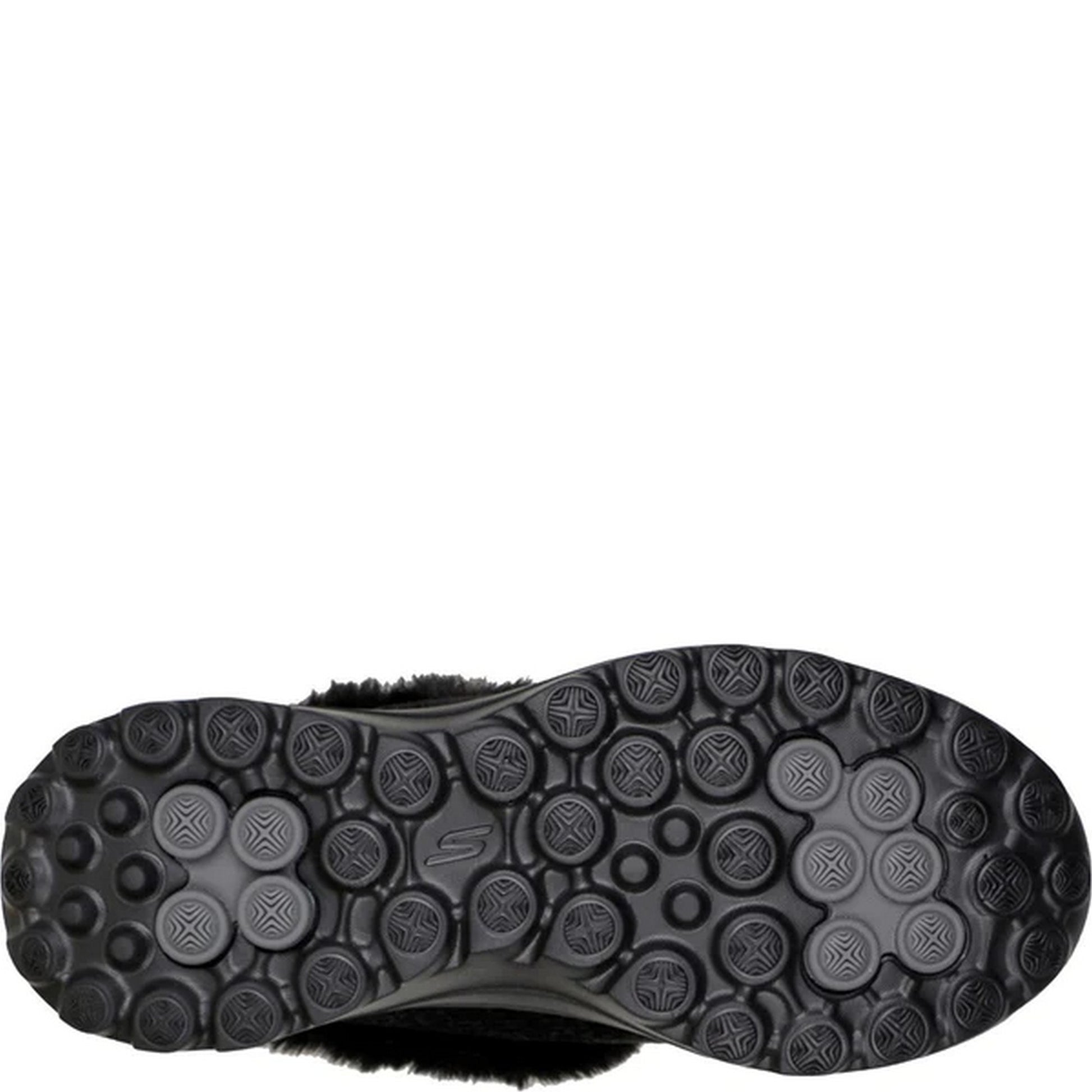 Black - Pack Shot - Skechers Womens-Ladies Go Walk Lounge Slippers