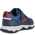 Navy-Red - Back - Geox Boys J Calco Trainers