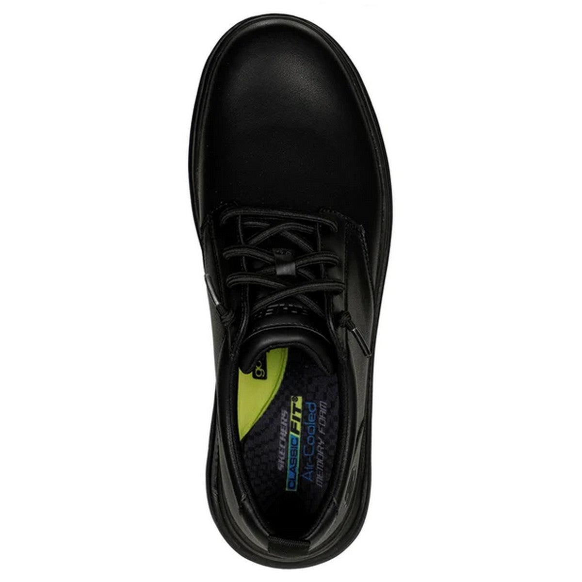 Black - Lifestyle - Skechers Mens Proven Mursett Leather Casual Shoes