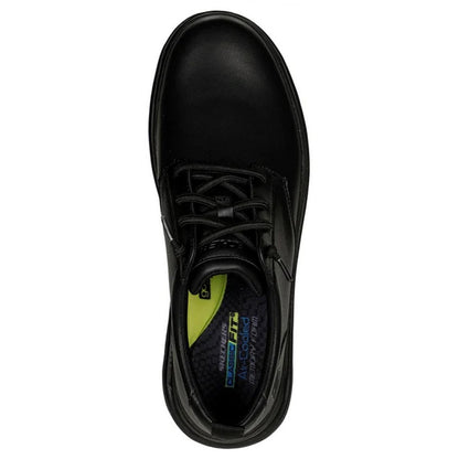 Black - Lifestyle - Skechers Mens Proven Mursett Leather Casual Shoes
