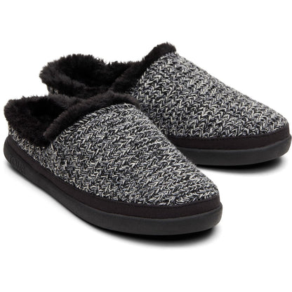 Black - Front - Toms Womens-Ladies Sage Slippers