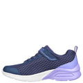 Charcoal - Side - Skechers Girls Microspec Max Epic Brights Trainers