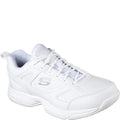 White - Front - Skechers Womens-Ladies Dighton-Bricelyn SR Leather Relaxed Fit Safety Shoes