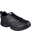 Black - Front - Skechers Womens-Ladies Dighton-Bricelyn SR Leather Relaxed Fit Safety Shoes