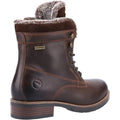 Brown - Back - Cotswold Womens-Ladies Daylesford Leather Ankle Boots