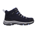 Navy-Grey - Back - Skechers Womens-Ladies Trego-Alpine Suede Relaxed Fit Walking Boots