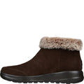 Chocolate - Side - Skechers Womens-Ladies On-The-Go Joy First Glance Suede Walking Boots