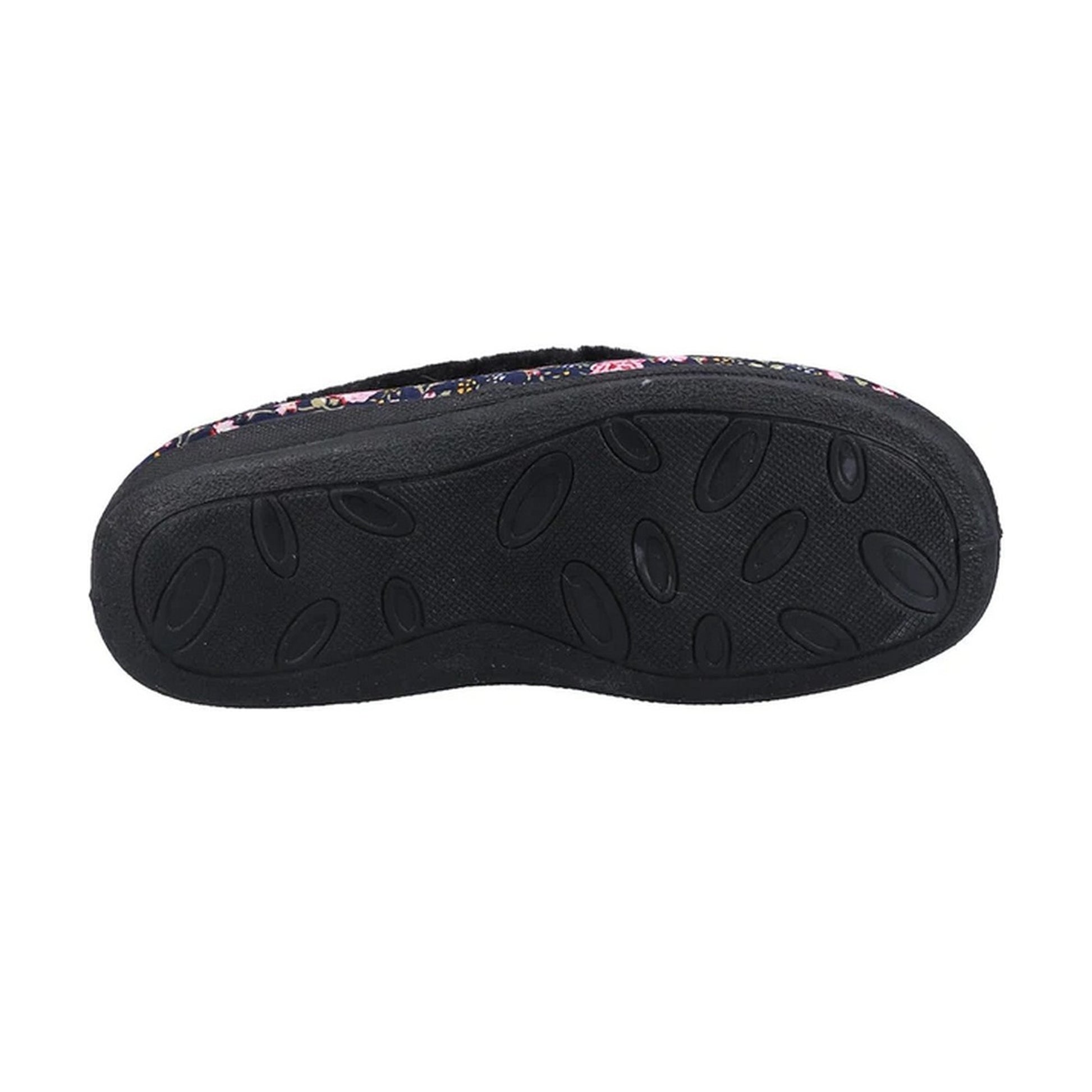 Navy - Lifestyle - Fleet & Foster Womens-Ladies Goldfinch Floral Slippers