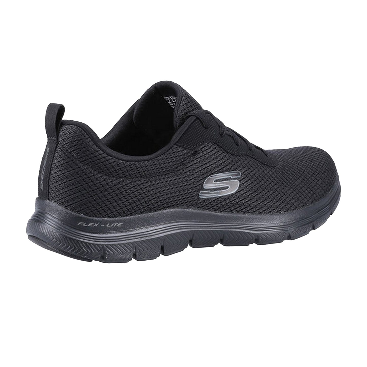 Black - Lifestyle - Skechers Womens-Ladies Flex Appeal 4.0 Brilliant View Trainers