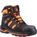 Black-Orange - Front - Amblers Unisex Adult Radiant Nubuck Safety Boots