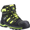 Black-Yellow - Front - Amblers Unisex Adult Radiant Nubuck Safety Boots
